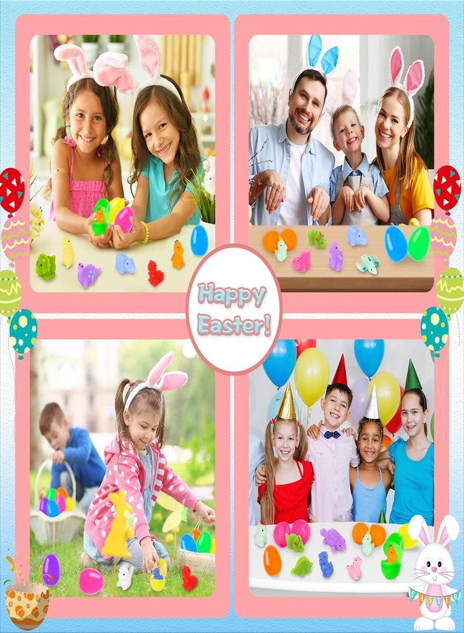PaLeyFer 24 Pack Prefilled Easter Eggs with Squishy Dinosaur Toys inside for Kids, Easter Basket Stuffers Fillers Mochi Stress Relief Toys for Easter Hunt, Party Favor, Easter Gifts, Classroom Prizes - Image 4